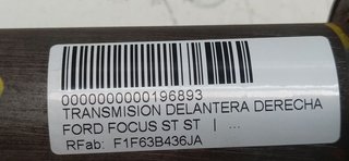 TRANSMISION DELANTERA DERECHA FORD FOCUS ST ST