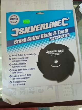 Disco Desbrozadora Silverline 8 Dientes