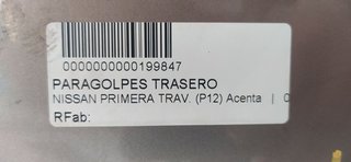 PARAGOLPES TRASERO NISSAN PRIMERA TRAV. (P12) Acenta