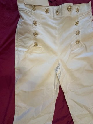 Pantalón blanco Zara Talla S