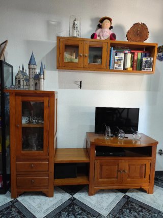 Mueble modular vintage/rústico madera