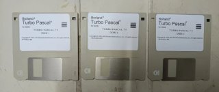 Turbo Pascal 7.0 per DOS - 3 Floppy Disk