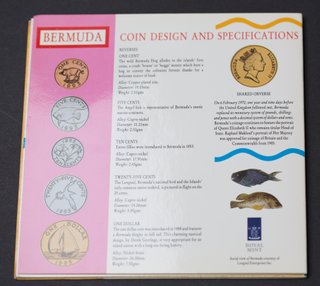 Bermudas 1993 Conjunto Oficial 5 Monedas