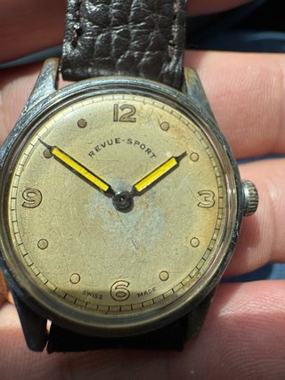 Orologio Revue Sport da collezione funzionante