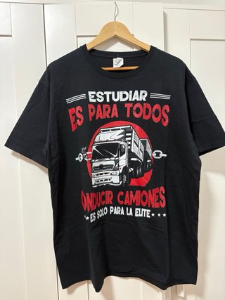Camiseta Conducir Camiones Talla XL