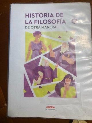 Historia de la filosofía, 2 Bachillerato