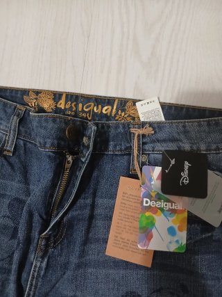 Pantalón vaquero Desigual Mickey Mouse