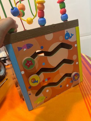 Cubo Actividades Madera Niños