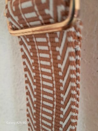 Bandolera piel unisex marrón