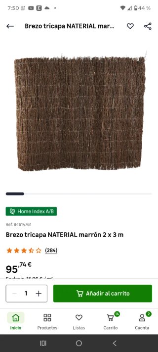 Brezo para valla de jardín