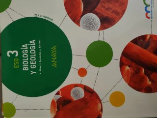 Libro Biología y geología 3 Eso Anaya
