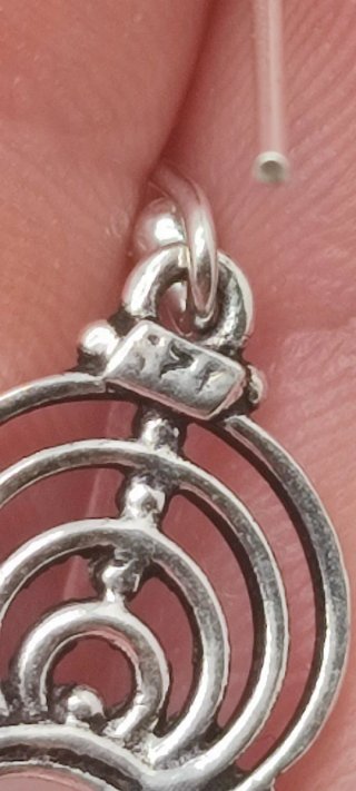 Pendientes de Plata y Cuarzo Rosa.