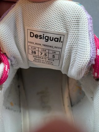 Zapatillas Desigual Talla 38 Multicolor