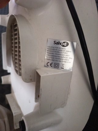 Calefactor Saivod portátil 2000W