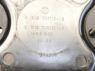 REFUERZO PARAGOLPES TRASERO BMW SERIE 5 BERLINA (