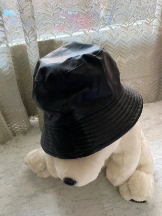 Sombrero Gorro Pescador Piel Negro