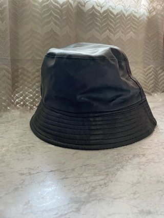 Sombrero Gorro Pescador Piel Negro