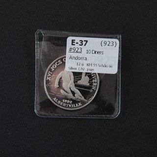 Andorra 10 Diners 1989 Plata