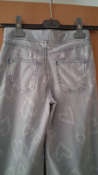 Pantalón niña H&M Talla 12 Corazones