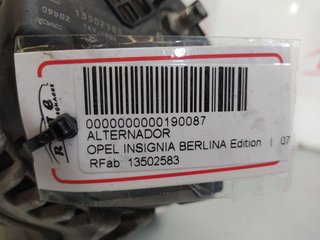ALTERNADOR OPEL INSIGNIA BERLINA Edition
