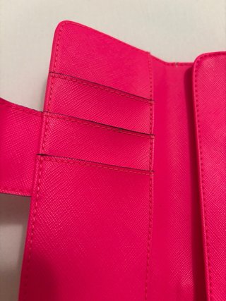 Borsettina porta cellulare VS rosa con catena oro.