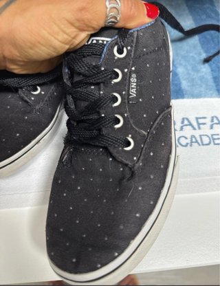 Vans Mujer Talla 36 Lunares Negros