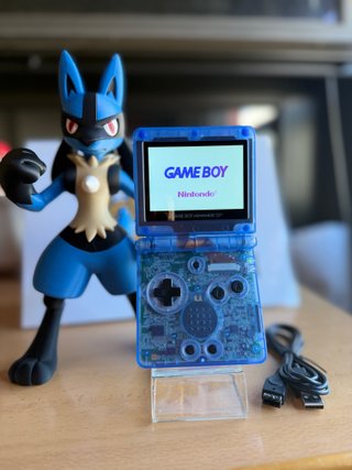 GameBoy Advance SP Edición Pokémon Lucario IPS5