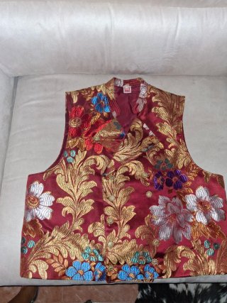 Chaleco Fallero Talla 58  Bordado Dorado