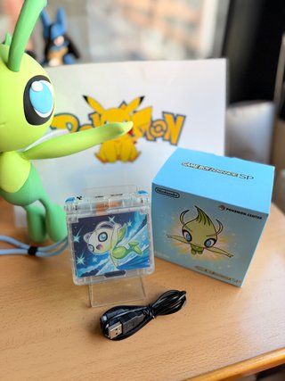 GameBoy Advance SP Edición Pokemon Celebi IPS5