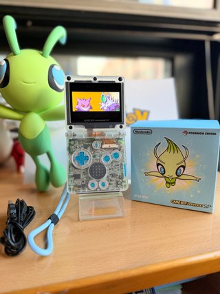 GameBoy Advance SP Edición Pokemon Celebi IPS5