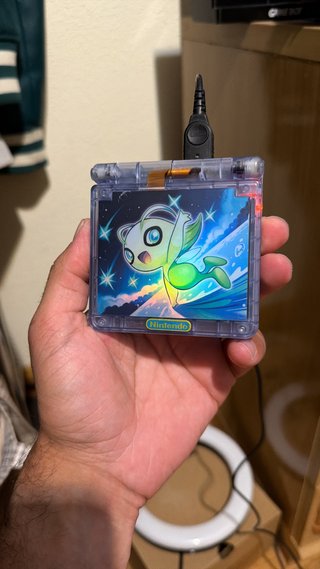 GameBoy Advance SP Edición Pokemon Celebi IPS5
