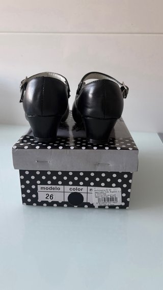 Zapatos Flamenca Niña Negros