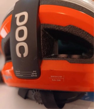 Casco POC Omne Air MIPS Talla M Blanco/Naranja