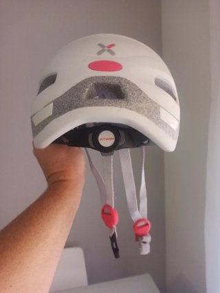 Casco infantil bicicleta, color blanco