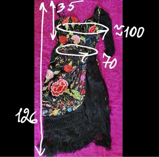 Vestido Mantón de Manila Modas Lerma