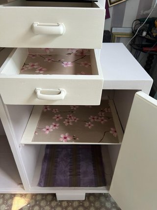 Credenza vintage legno massiccio anni '50