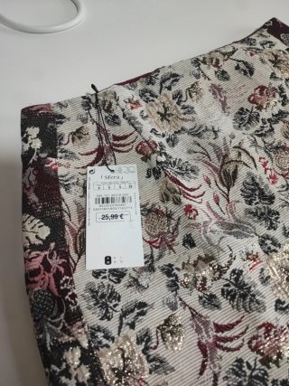 Falda estampada mujer talla S