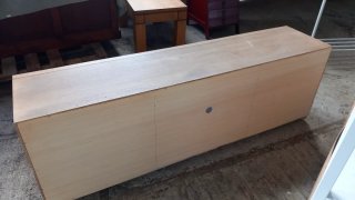 Mueble TV madera rústico
