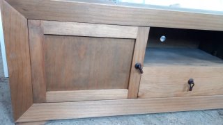 Mueble TV madera rústico