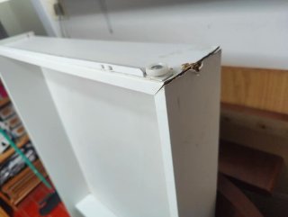 Cuna blanca de madera + colchón
