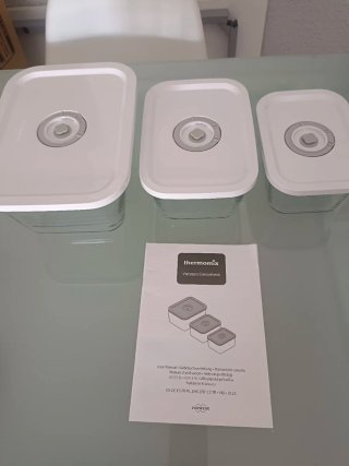 Set Recipientes Cristal y Bomba Vacío Thermomix