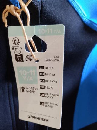 Traje neopreno OLAIAN niño azul
