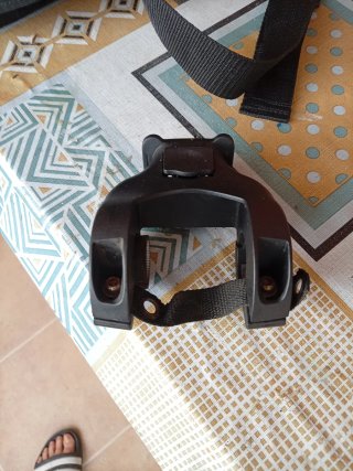 Mochila manillar bici negra