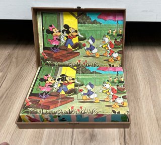 Puzzle Disney antiguo. Perfil solidario