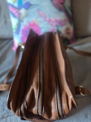 Bolso Piel Carolina Herrera Marrón