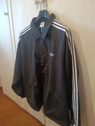 Chaqueta Adidas Coach 3 Stripes Talla XXL