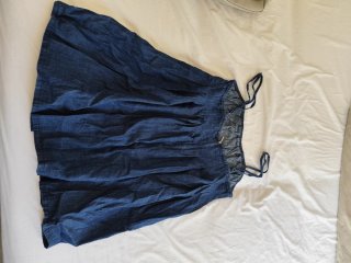 Vestido vaquero Zara tirantes