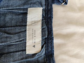 Vestido vaquero Zara tirantes