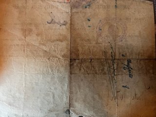 Documento Militar G.M. Coruña 1938 Guerra civil