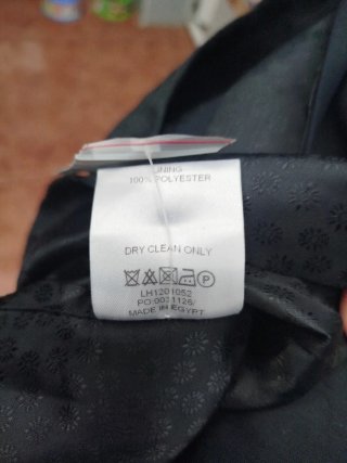 Chaleco de traje negro Talla 54 Nuevo con etiqueta